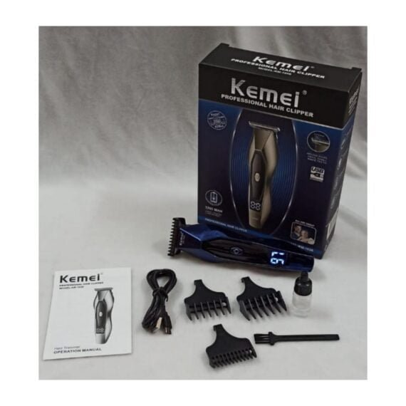 Kemei 1656 Professional Hair Clipper USB Charging 1200MAH LI-LON BATTERY.