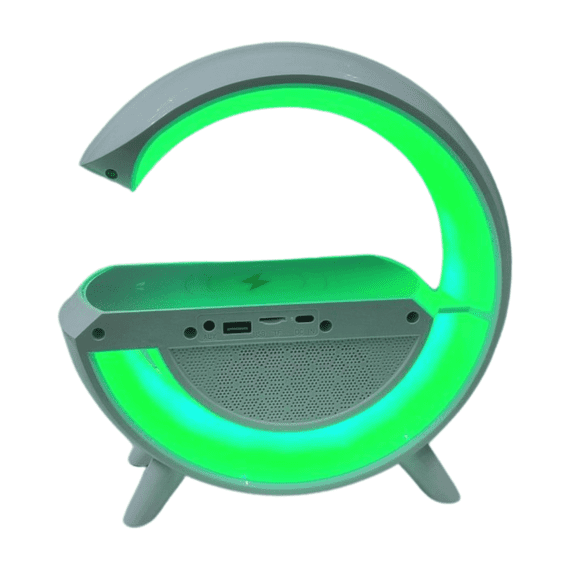 LED WIRELESS CHARGING SPEAKER.