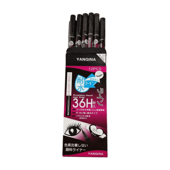 PRECISION LIQUID 36H EYELINER WATERPROOF. PACK OF 12