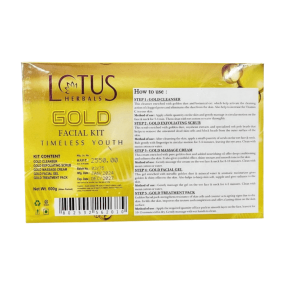 LOTUS HERBALS FACIAL KIT. 600G