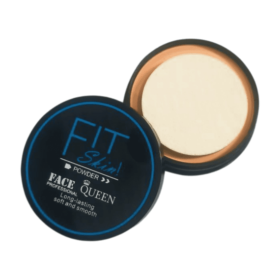 FACE QUEEN PROFESSIONAL FIT SKIN 2IN1 POWDER 24 H MATTE LIGHT LONG LASTING SOFT AND SMOOTH