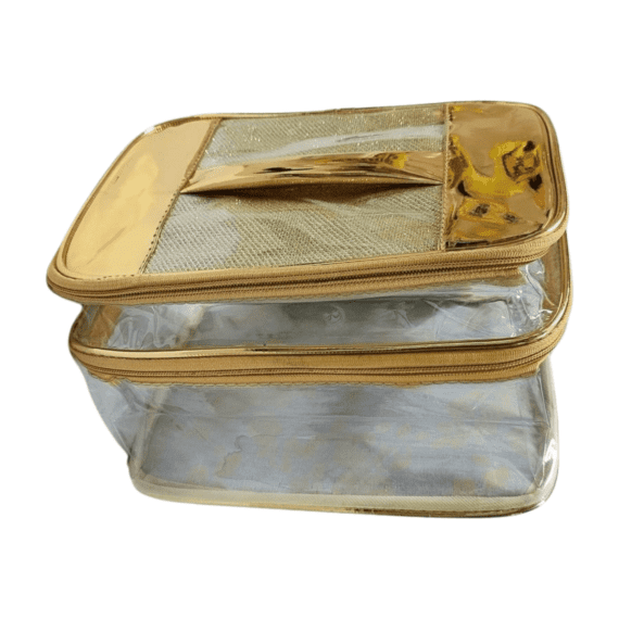 Double Layer Travel Cosmetic bag.