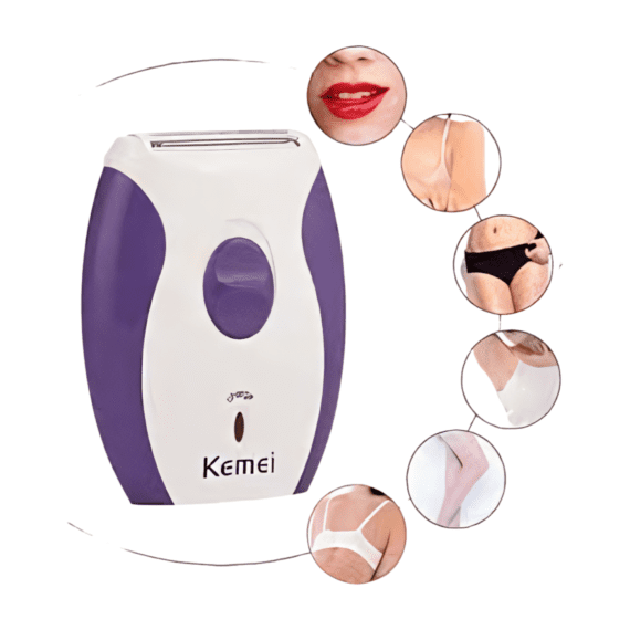 KEMEI DOUBLE RAZOR HAIR SHAVING SYSTEM.