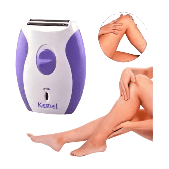 KEMEI DOUBLE RAZOR HAIR SHAVING SYSTEM.