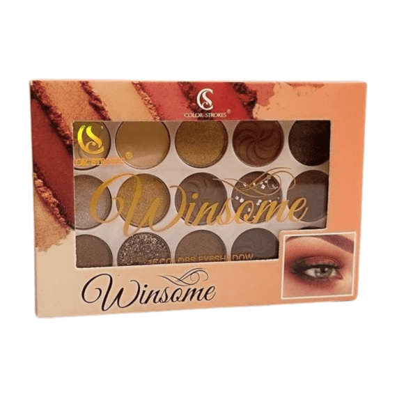 COLOR STROKES WINSOME 15 COLORS EYESHADOW CS-57-01