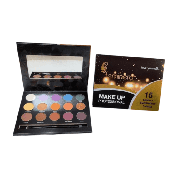 FEMINERA 15 COLOURS EYESHADOW PALETTE 19F25B MAHERACOLLECTION