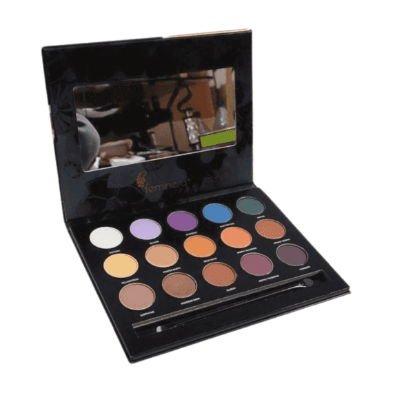 FEMINERA 15 COLOURS EYESHADOW PALETTE 19F25B MAHERACOLLECTION