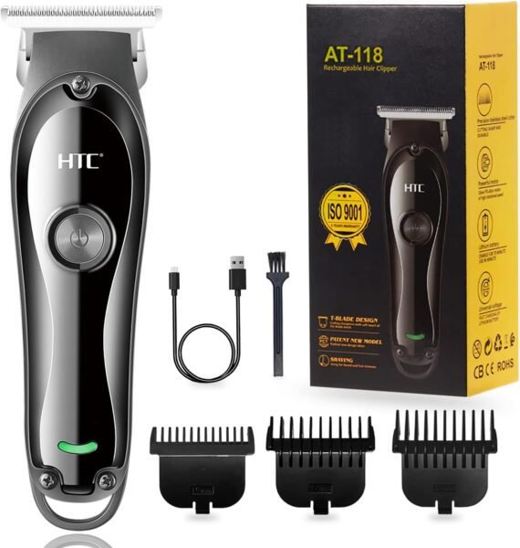 HTC AT118 Men's Electric Hair Trimmer with 2 Speed Settings MAHERACOLLECTION