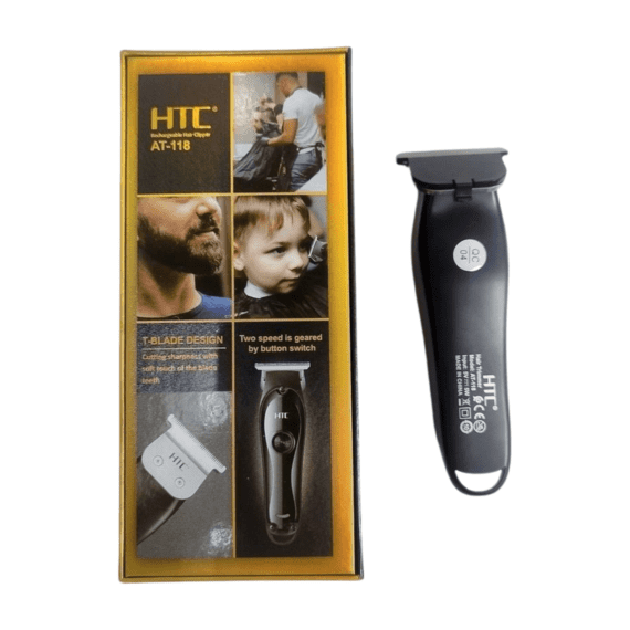 HTC AT118 Men's Electric Hair Trimmer with 2 Speed Settings MAHERACOLLECTION